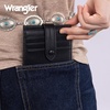 image:imageMontana West X Wrangler Small Wallets for Women Ladies Girls RFID Minimalist Card Holder Billfold Thin Cash Wallet with Zipper Coin PocketBlack