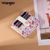 image:imageMontana West X Wrangler Small Wallets for Women Ladies Girls RFID Minimalist Card Holder Billfold Thin Cash Wallet with Zipper Coin PocketBlush Meadow Burst