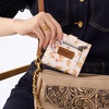 image:imageMontana West X Wrangler Small Wallets for Women Ladies Girls RFID Minimalist Card Holder Billfold Thin Cash Wallet with Zipper Coin PocketGolden Leaf Whisper