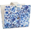 image:imageMontana West X Wrangler Small Wallets for Women Ladies Girls RFID Minimalist Card Holder Billfold Thin Cash Wallet with Zipper Coin PocketIndigo Watercolor Petal