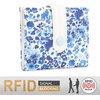 image:imageMontana West X Wrangler Small Wallets for Women Ladies Girls RFID Minimalist Card Holder Billfold Thin Cash Wallet with Zipper Coin PocketIndigo Watercolor Petal