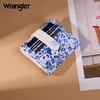 image:imageMontana West X Wrangler Small Wallets for Women Ladies Girls RFID Minimalist Card Holder Billfold Thin Cash Wallet with Zipper Coin PocketIndigo Watercolor Petal