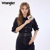 image:imageMontana West X Wrangler Small Wallets for Women Ladies Girls RFID Minimalist Card Holder Billfold Thin Cash Wallet with Zipper Coin PocketInk Sketch Bloom