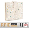 image:imageMontana West X Wrangler Small Wallets for Women Ladies Girls RFID Minimalist Card Holder Billfold Thin Cash Wallet with Zipper Coin PocketPure White Daisies