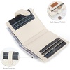 image:imageMontana West X Wrangler Small Wallets for Women Ladies Girls RFID Minimalist Card Holder Billfold Thin Cash Wallet with Zipper Coin PocketPure White Daisies