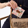 image:imageMontana West X Wrangler Small Wallets for Women Ladies Girls RFID Minimalist Card Holder Billfold Thin Cash Wallet with Zipper Coin PocketSunset Floral Patch