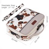 image:imageMontana West Bible Covers for Women Men with Leather Bookmark Carrying Book Case Church Bag Outdoor ProtectiveCow Print Khaki