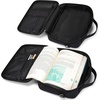image:imageMontana West Bible Covers for Women Men with Leather Bookmark Carrying Book Case Church Bag Outdoor ProtectiveGreyblack