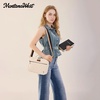 image:imageMontana West Bible Covers for Women Men with Leather Bookmark Carrying Book Case Church Bag Outdoor ProtectiveQuilted Beige