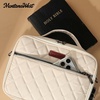 image:imageMontana West Bible Covers for Women Men with Leather Bookmark Carrying Book Case Church Bag Outdoor ProtectiveQuilted Beige
