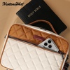 image:imageMontana West Bible Covers for Women Men with Leather Bookmark Carrying Book Case Church Bag Outdoor ProtectiveQuilted Beige Brown