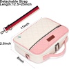 image:imageMontana West Bible Covers for Women Men with Leather Bookmark Carrying Book Case Church Bag Outdoor ProtectiveQuilted Beige Pink
