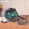 image:imageMontana West Bible Covers for Women Men with Leather Bookmark Carrying Book Case Church Bag Outdoor ProtectiveTurquoise