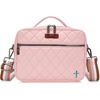 image:imageMontana West Bible Covers for Women Men with Leather Bookmark Carrying Book Case Church Bag Outdoor ProtectiveQuilted Pink