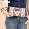 image:imageMontana West Wrangler Clutch Purses for Women Western Wristlet Wallet Boho Aztec Card Holder Zipper Handbags for Ladies ARWG313181TNOlive Green