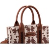 image:imageWrangler Purse Western Aztec Tote Bag Women Top Handle Handbags with Detachable Strap  WesternAngel Diamond Camelguitar Strap M
