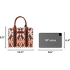 image:imageWrangler Purse Western Aztec Tote Bag Women Top Handle Handbags with Detachable Strap  WesternAngel Diamond Camelguitar Strap M