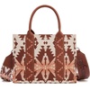 image:imageWrangler Purse Western Aztec Tote Bag Women Top Handle Handbags with Detachable Strap  WesternAngel Diamond Camelguitar Strap M
