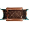 image:imageWrangler Purse Western Aztec Tote Bag Women Top Handle Handbags with Detachable Strap  WesternAngel Diamond Dark Turquoiseguitar Strap M