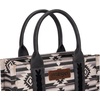 image:imageWrangler Purse Western Aztec Tote Bag Women Top Handle Handbags with Detachable Strap  WesternAngel Diamond Darkblackguitar Strap M