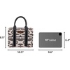 image:imageWrangler Purse Western Aztec Tote Bag Women Top Handle Handbags with Detachable Strap  WesternAngel Diamond Darkblackguitar Strap M