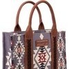 image:imageWrangler Purse Western Aztec Tote Bag Women Top Handle Handbags with Detachable Strap  WesternAngel Diamond Lavenderguitar Strap M