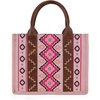 image:imageWrangler Purse Western Aztec Tote Bag Women Top Handle Handbags with Detachable Strap  WesternAngel Diamond Taupeguitar Strap M