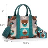 image:imageWrangler Purse Western Aztec Tote Bag Women Top Handle Handbags with Detachable Strap  WesternCa Guitar Strapturquoise
