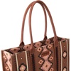 image:imageWrangler Purse Western Aztec Tote Bag Women Top Handle Handbags with Detachable Strap  WesternDark Brownl