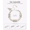 image:imageWrangler Turquoise Charm Bracelets for Women Turquoise Jewelry for Women  14k GoldSilver Plated Bracelet Stack Western Turquoise Jewelry Country Jewelry with Gift BoxGold Green  A