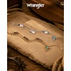 image:imageWrangler Turquoise Charm Bracelets for Women Turquoise Jewelry for Women  14k GoldSilver Plated Bracelet Stack Western Turquoise Jewelry Country Jewelry with Gift BoxSilver Green  A