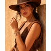 image:imageWrangler Turquoise Charm Bracelets for Women Turquoise Jewelry for Women  14k GoldSilver Plated Bracelet Stack Western Turquoise Jewelry Country Jewelry with Gift BoxGold Orange  D