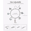 image:imageWrangler Turquoise Charm Bracelets for Women Turquoise Jewelry for Women  14k GoldSilver Plated Bracelet Stack Western Turquoise Jewelry Country Jewelry with Gift BoxSilver White  D