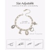 image:imageWrangler Turquoise Charm Bracelets for Women Turquoise Jewelry for Women  14k GoldSilver Plated Bracelet Stack Western Turquoise Jewelry Country Jewelry with Gift BoxGold White  C