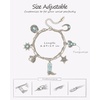 image:imageWrangler Turquoise Charm Bracelets for Women Turquoise Jewelry for Women  14k GoldSilver Plated Bracelet Stack Western Turquoise Jewelry Country Jewelry with Gift BoxGold Green  D