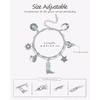 image:imageWrangler Turquoise Charm Bracelets for Women Turquoise Jewelry for Women  14k GoldSilver Plated Bracelet Stack Western Turquoise Jewelry Country Jewelry with Gift BoxSilver Green  D