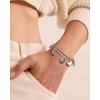 image:imageWrangler Turquoise Charm Bracelets for Women Turquoise Jewelry for Women  14k GoldSilver Plated Bracelet Stack Western Turquoise Jewelry Country Jewelry with Gift BoxSilver White  C