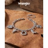 image:imageWrangler Turquoise Charm Bracelets for Women Turquoise Jewelry for Women  14k GoldSilver Plated Bracelet Stack Western Turquoise Jewelry Country Jewelry with Gift BoxSilver