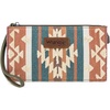 image:imageMontana West Wrangler Clutch Purses for Women Western Wristlet Wallet Boho Aztec Card Holder Zipper Handbags for Ladies ARWG313181TNOlive Green