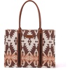 image:imageWrangler Purse Western Aztec Tote Bag Women Top Handle Handbags with Detachable Strap  WesternZ Angel Diamond Camell