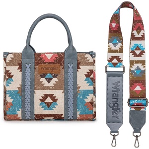 image:imageWrangler Purse Western Aztec Tote Bag Women Top Handle Handbags with Detachable Strap  WesternCa Guitar Strapjean