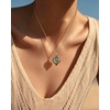 image:imageMontana West Wrangler Heart Turquoise Necklace Turquoise Jewelry for Women  14K Gold amp Silver Plating Western Jewelry Necklace Country Jewelry with Gift BoxGold Turquoise