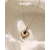 image:imageMontana West Wrangler Heart Turquoise Necklace Turquoise Jewelry for Women  14K Gold amp Silver Plating Western Jewelry Necklace Country Jewelry with Gift BoxGold Black
