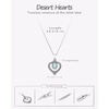 image:imageMontana West Wrangler Heart Turquoise Necklace Turquoise Jewelry for Women  14K Gold amp Silver Plating Western Jewelry Necklace Country Jewelry with Gift BoxSilver Turquoise
