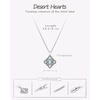 image:imageMontana West Wrangler Heart Turquoise Necklace Turquoise Jewelry for Women  14K Gold amp Silver Plating Western Jewelry Necklace Country Jewelry with Gift BoxSilver Turquoise  A