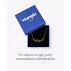 image:imageWrangler Floral Stone Turquoise Necklace Turquoise Jewelry for Women  14K Gold amp Silver Plating Western Jewelry Necklace Country Jewelry with Gift BoxGold Black