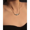 image:imageWrangler Floral Stone Turquoise Necklace Turquoise Jewelry for Women  14K Gold amp Silver Plating Western Jewelry Necklace Country Jewelry with Gift BoxGold White
