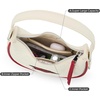 image:imageNCAA Crescent Shoulder Bag for Women Half Moon Clutch Purses for BirthdayGraduation GiftsAfubeige