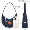 image:imageNCAA Crescent Shoulder Bag for Women Half Moon Clutch Purses for BirthdayGraduation GiftsAunavy