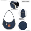 image:imageNCAA Crescent Shoulder Bag for Women Half Moon Clutch Purses for BirthdayGraduation GiftsAunavy